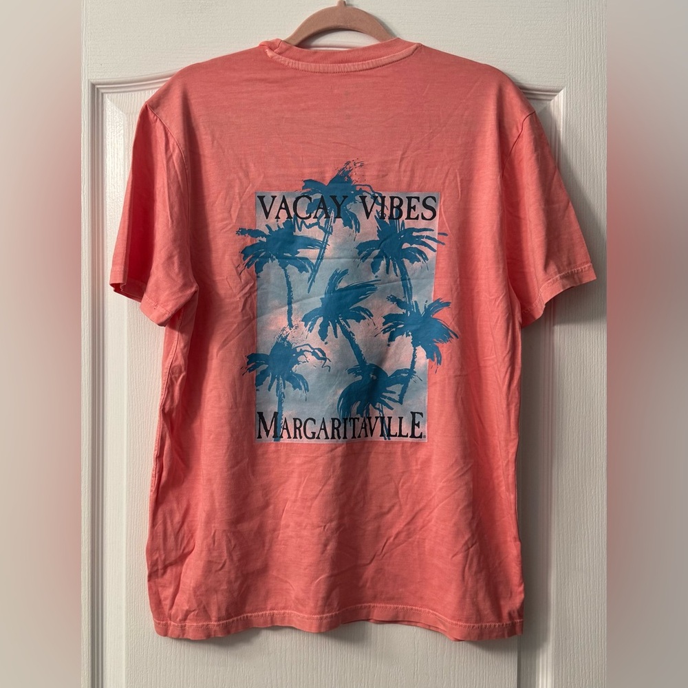 Margaritaville 100% Cotton T-Shirt Coral Vacay Vibes - Picture 8 of 11